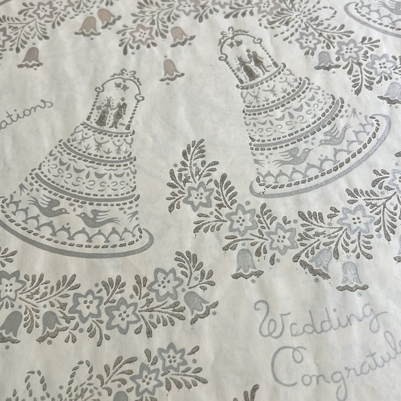Vintage Gift Wrap : Wedding Themed - Picture 7 of 11